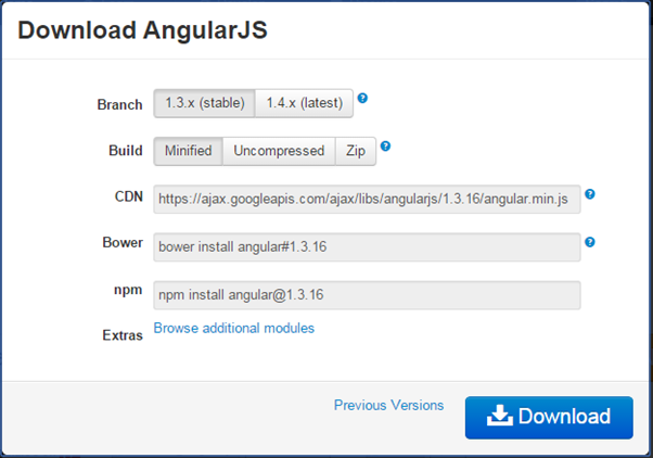 AngularJS Development Environment