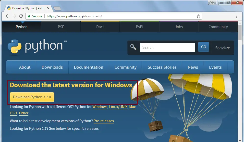www python org download