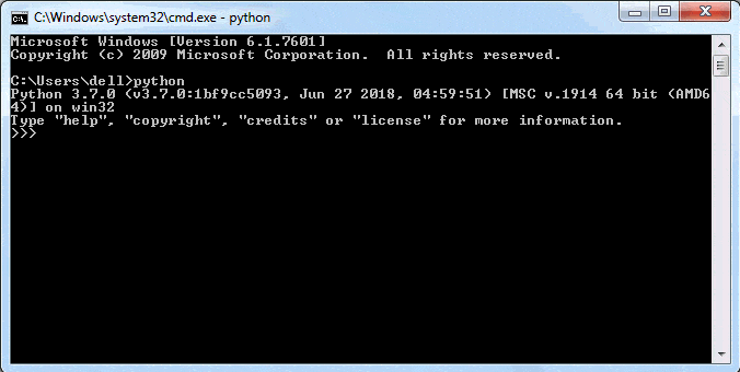 Command Execution on Python Shell