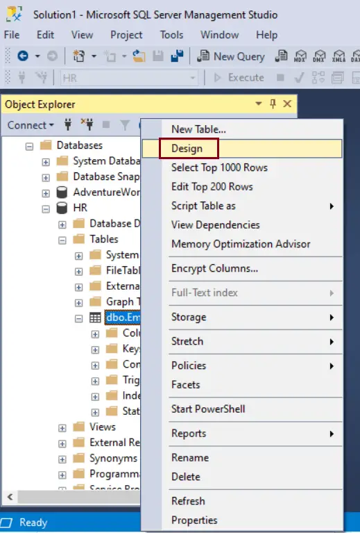 Sql Server: Alter Table Add Columns In A Table