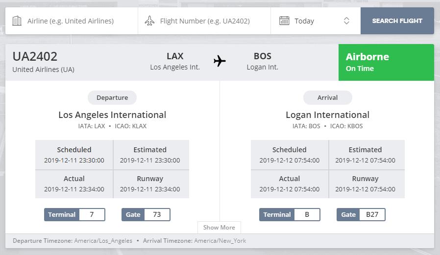 Aviation REST API AviationStack