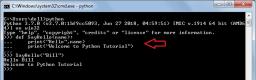 Python Block in Shell