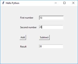 UI in Python-Tkinter