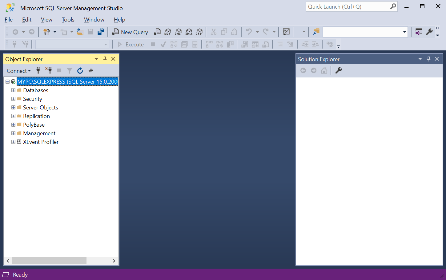 SQL Server Management Studio (SSMS)