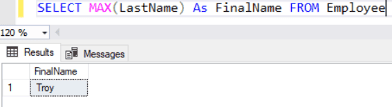 SQL Server MAX(): Get Maximum Value in a Column