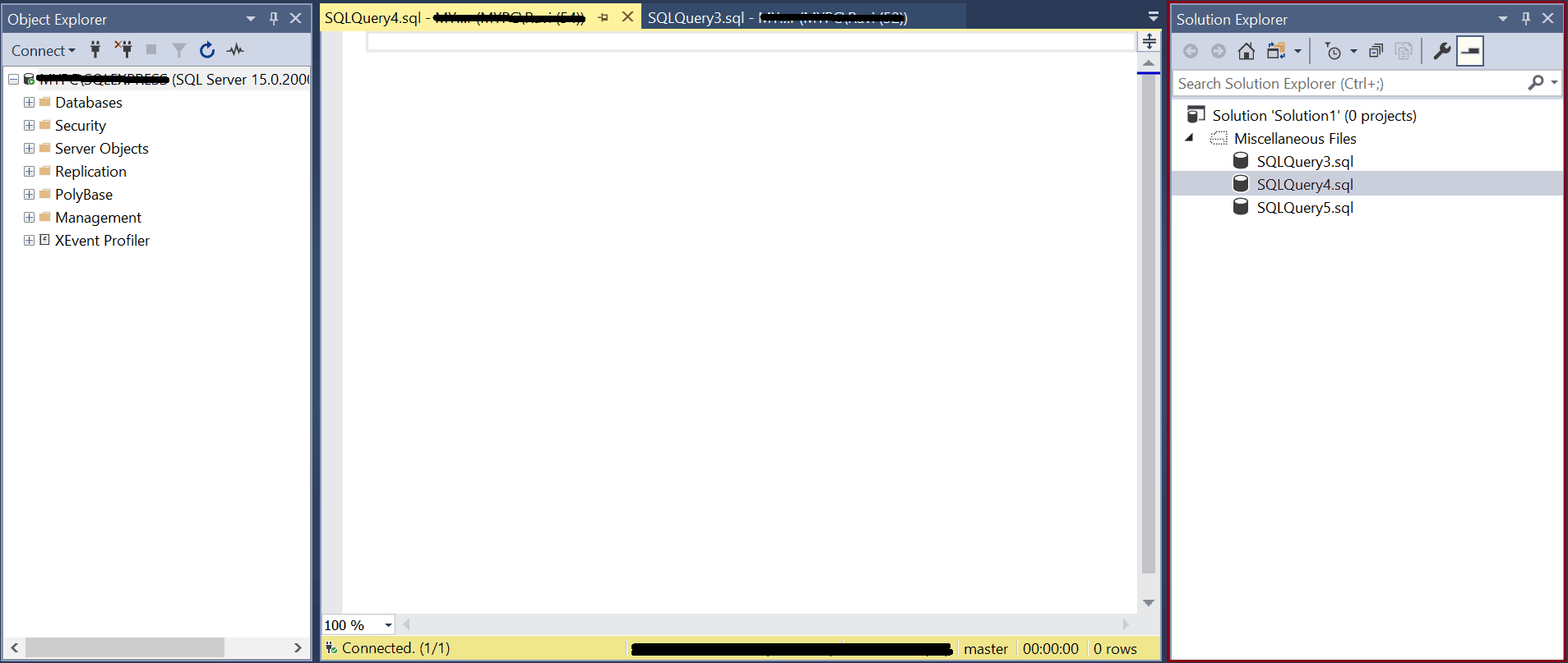 SQL Server Management Studio (SSMS)
